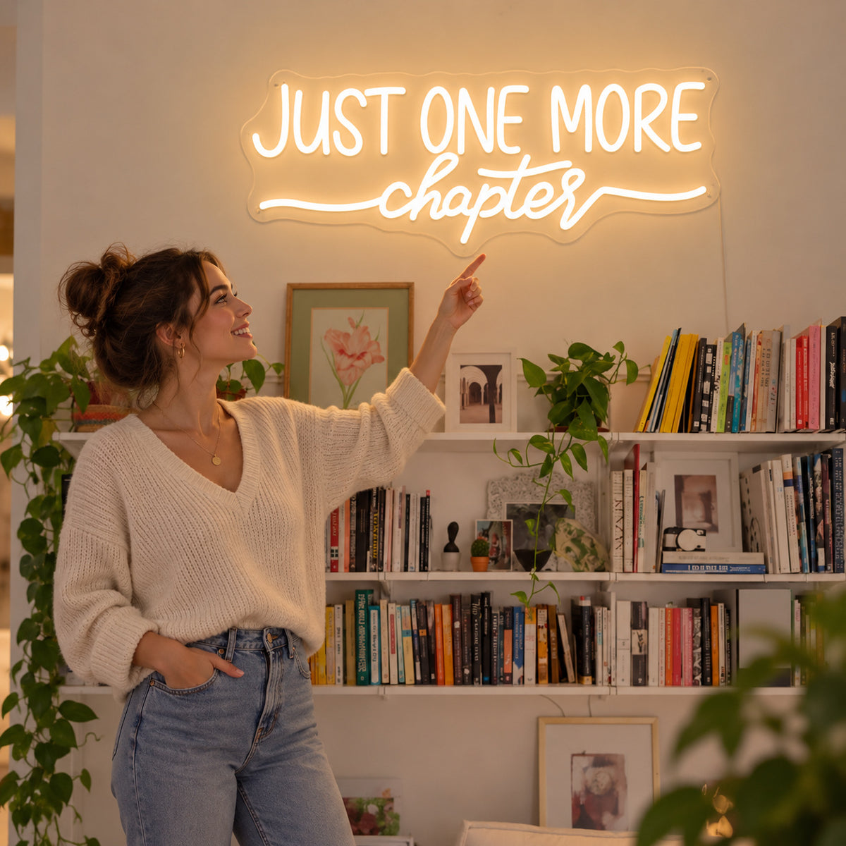 Just One More Chapter LED Neon Sign — image 02