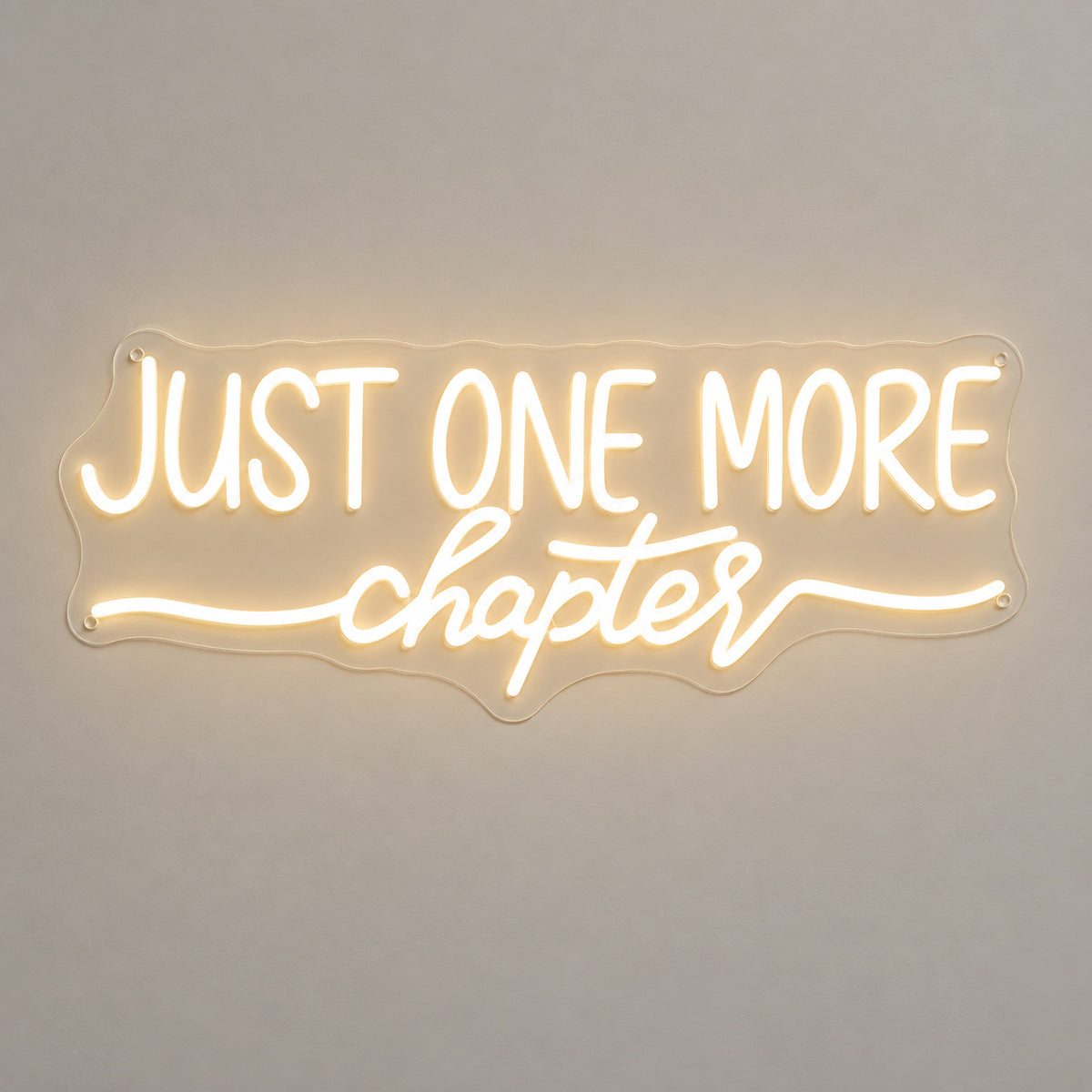 Just One More Chapter LED Neon Sign — image 06