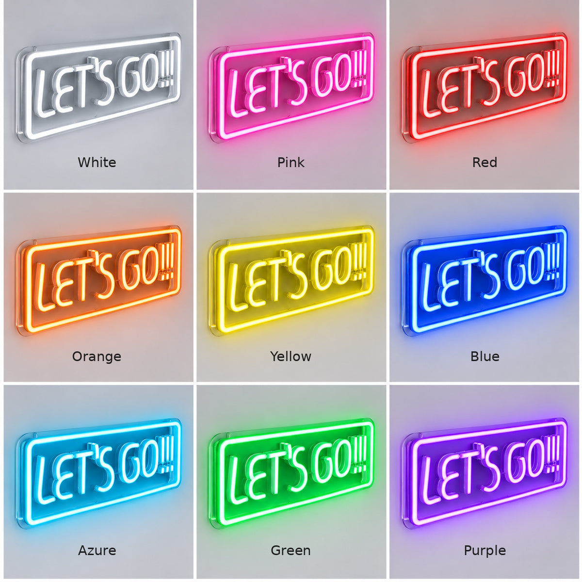 Lets Go LED Neon Sign — image 04