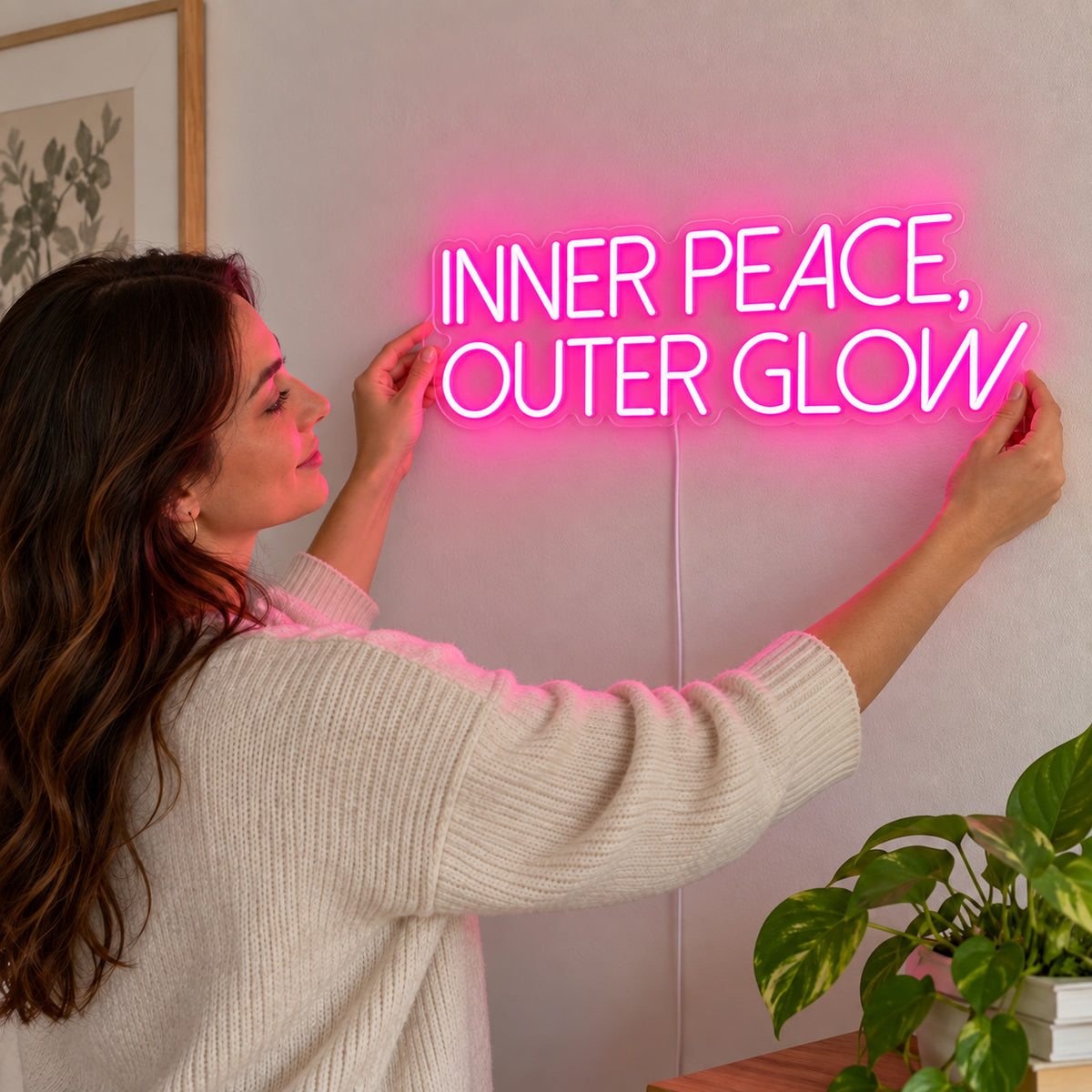 Inner Peace Outer Glow LED Neon Sign — image 02