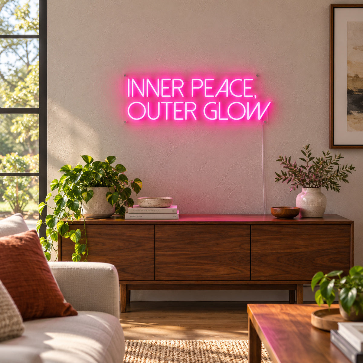 Inner Peace Outer Glow LED Neon Sign — image 03