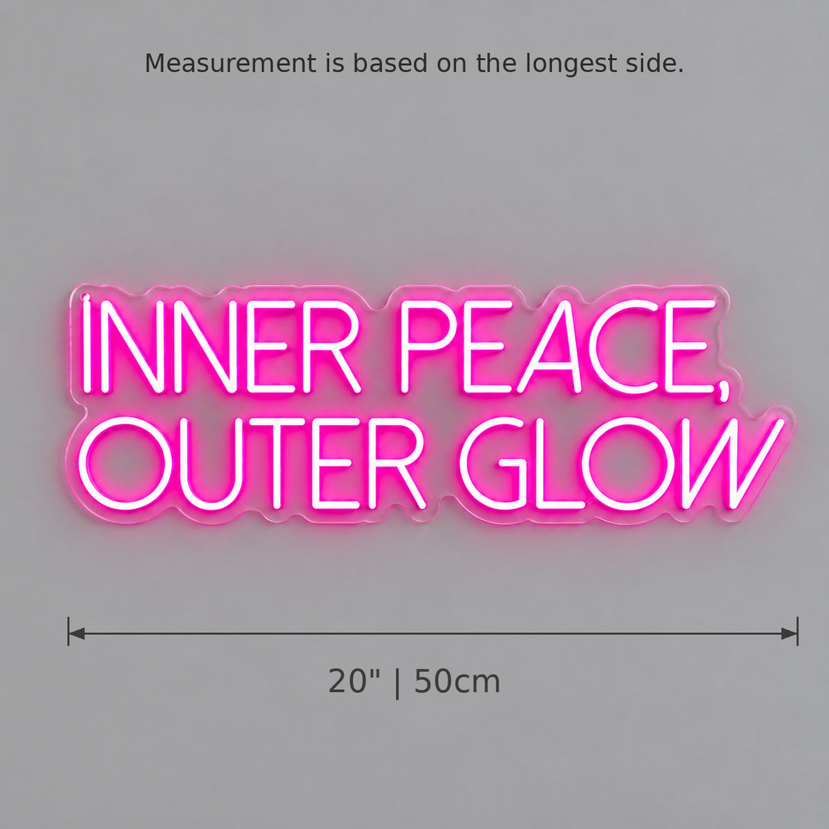 Inner Peace Outer Glow LED Neon Sign — image 05