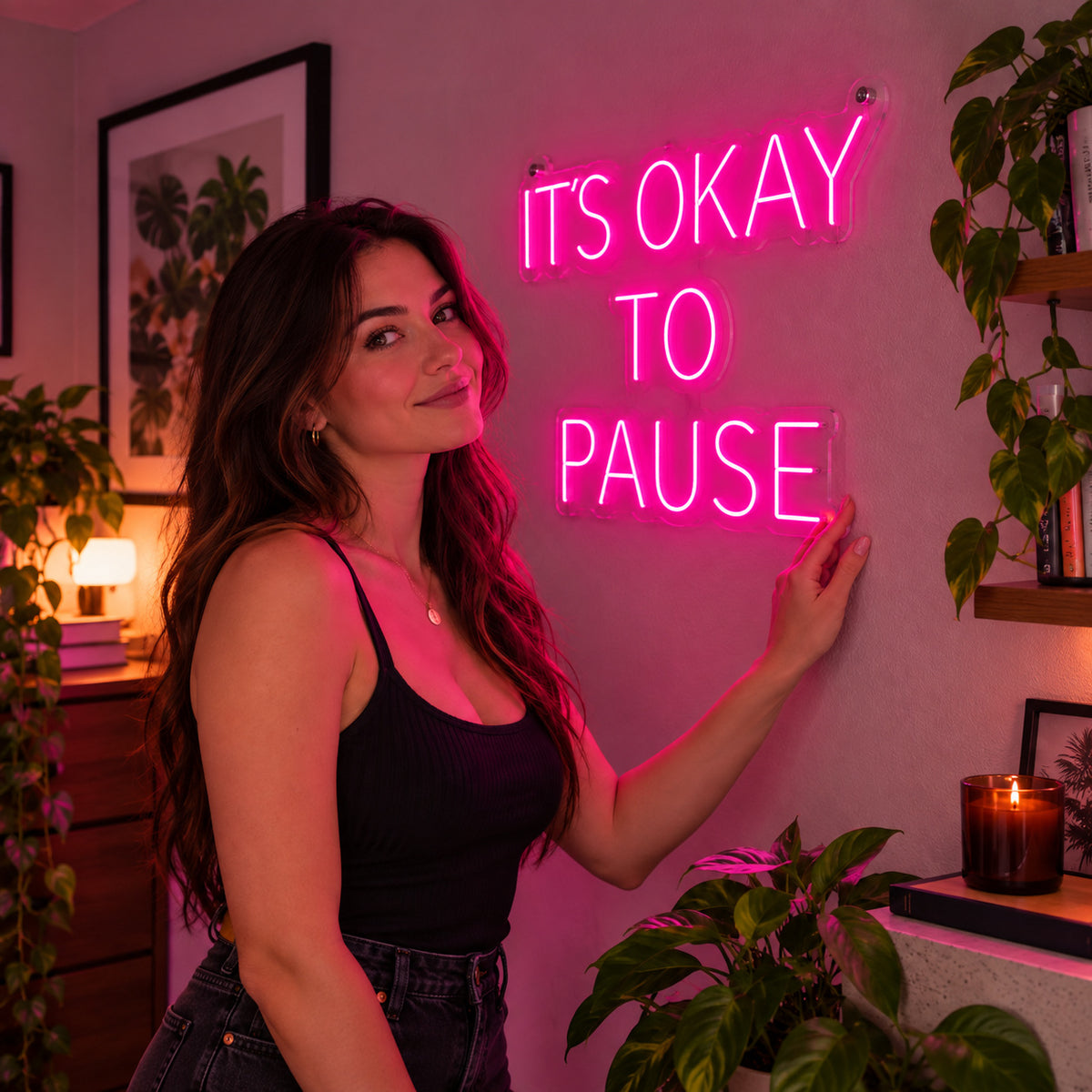 Its Okay To Pause LED Neon Sign — image 02