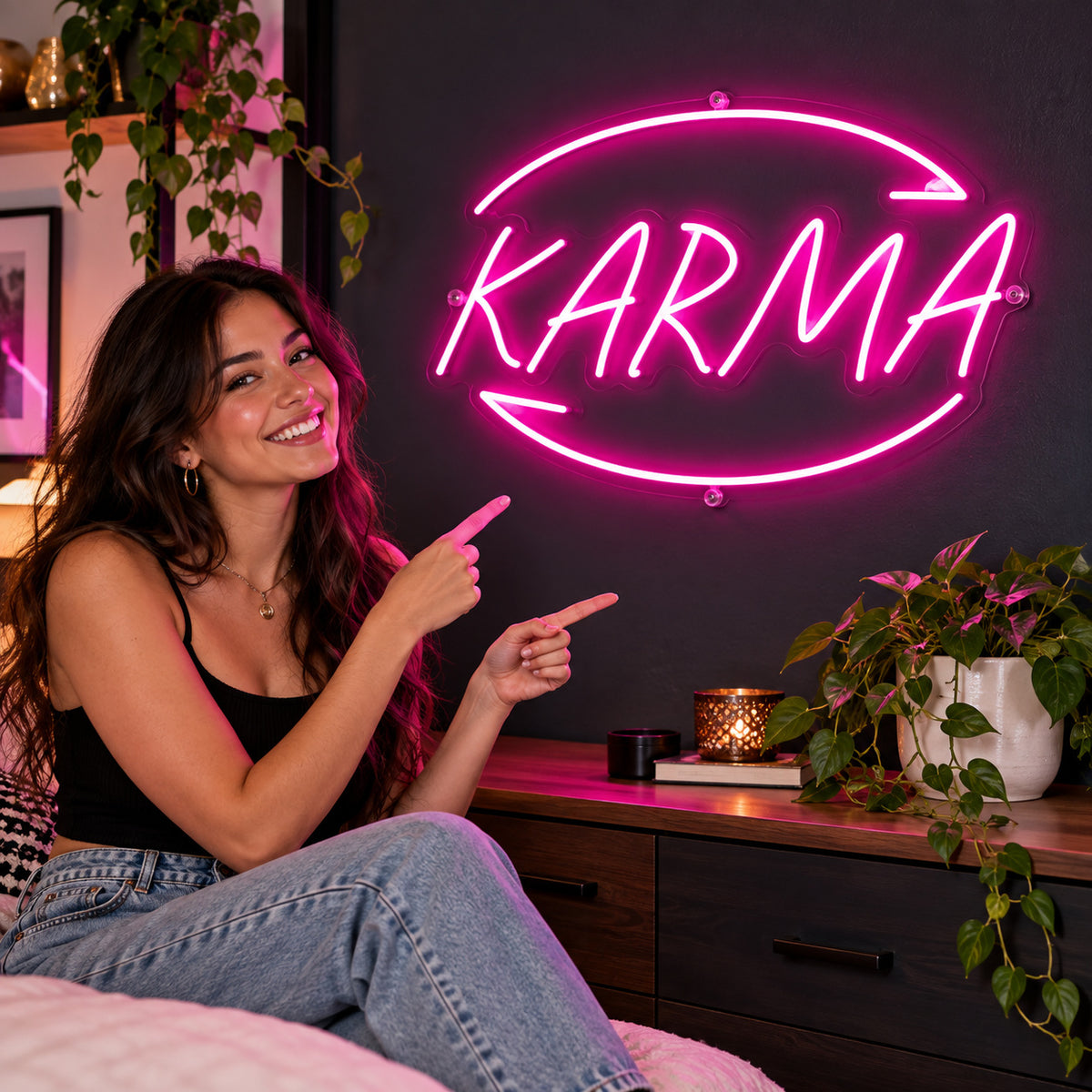 Karma LED Neon Sign — image 02