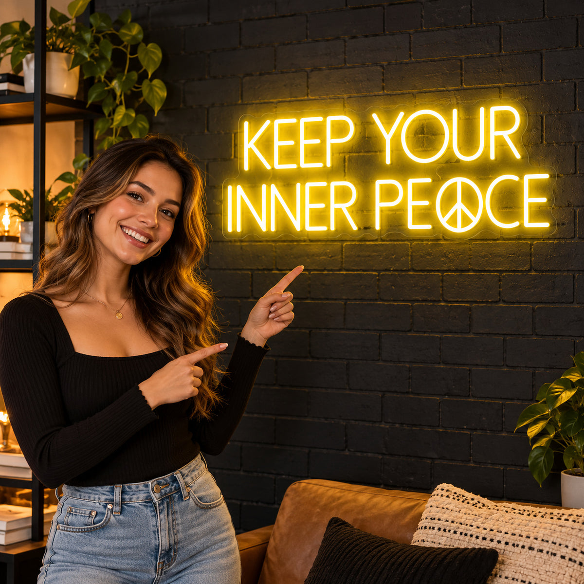 Keep Your Inner Peace LED Neon Sign — image 02