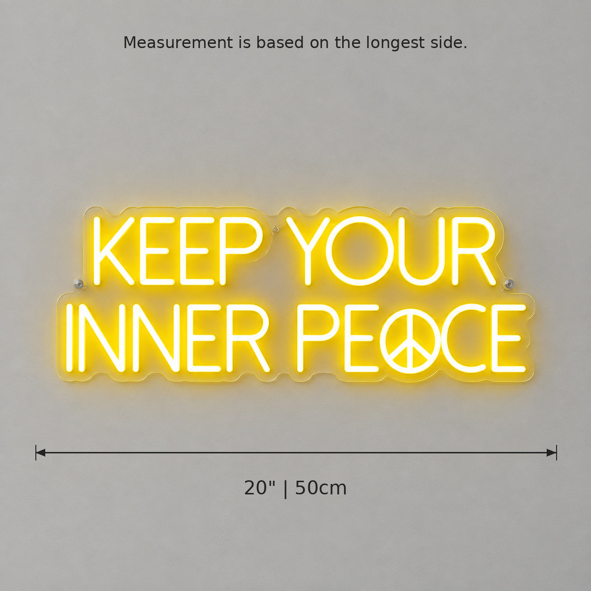 Keep Your Inner Peace LED Neon Sign — image 05