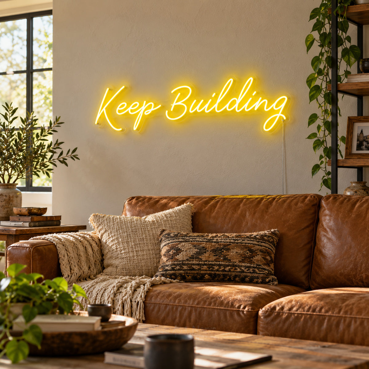 Keep Building LED Neon Sign — image 03