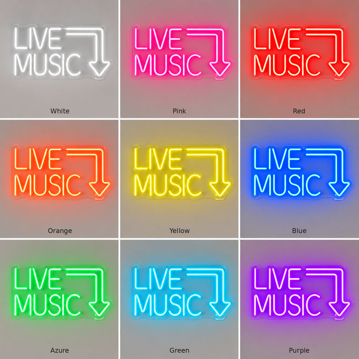 Live Music LED Neon Sign — image 04