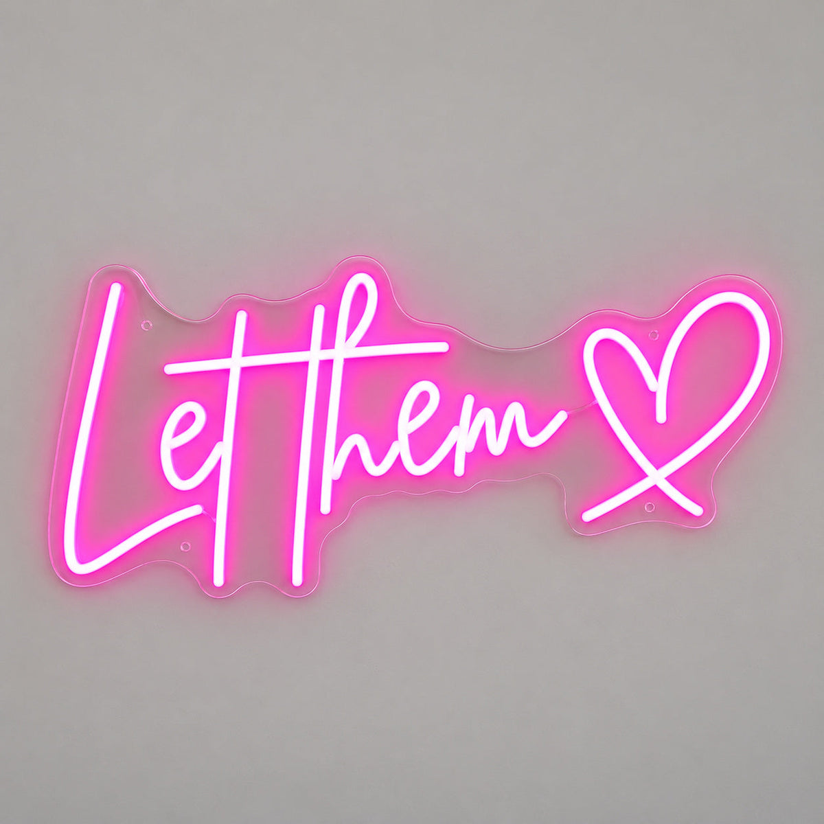 Let Them Heart LED Neon Sign — image 06