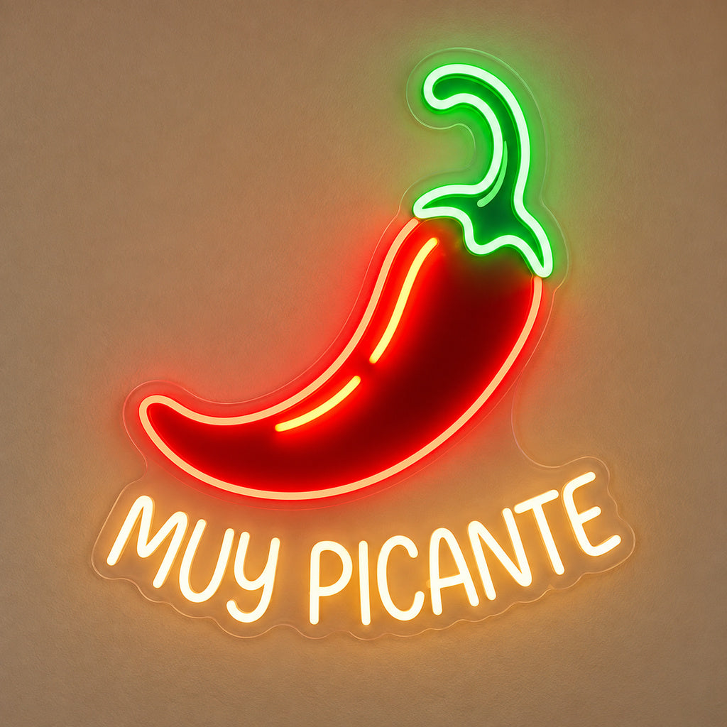 Muy Picante Pepper LED Neon Sign image 6