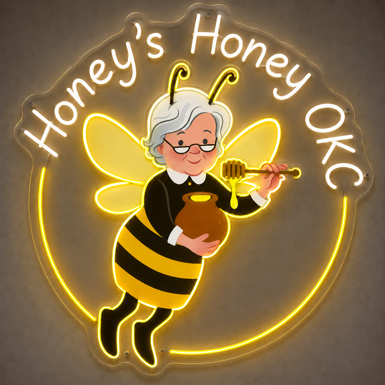 Honey’s Honey OKC Custom LED Neon Sign