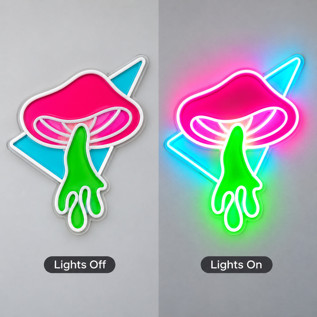 Psychedelic Mushroom LED Neon Sign image 3