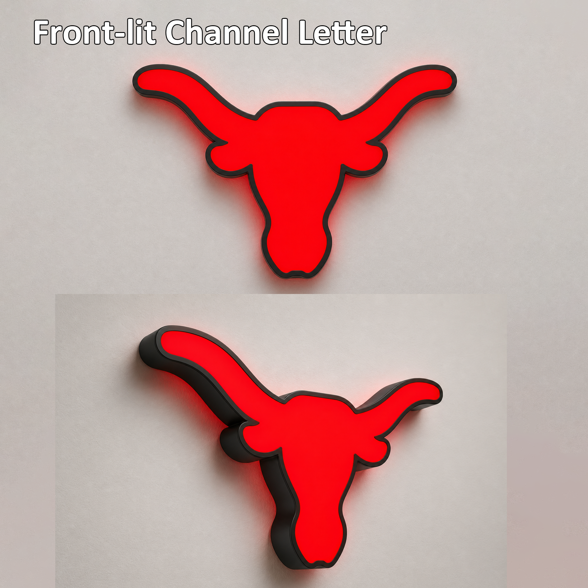 Richard's Custom Front-lit Channel Letter