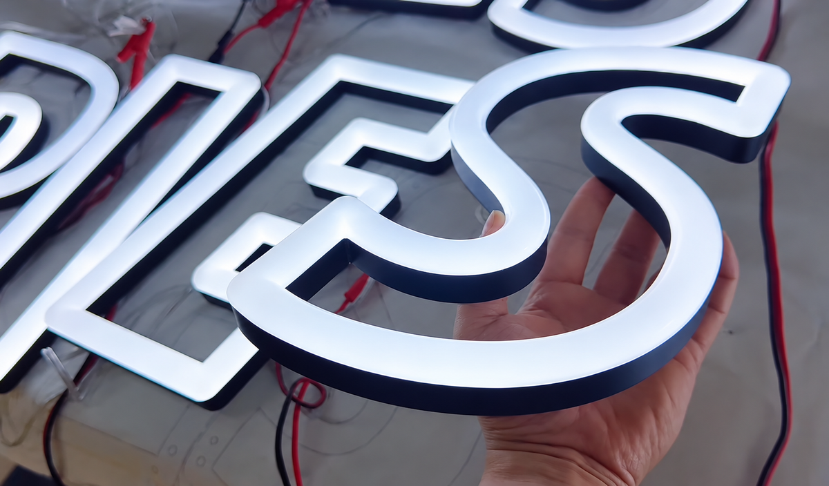 Custom White Arrow Led Neon Sign - 12mm Tube