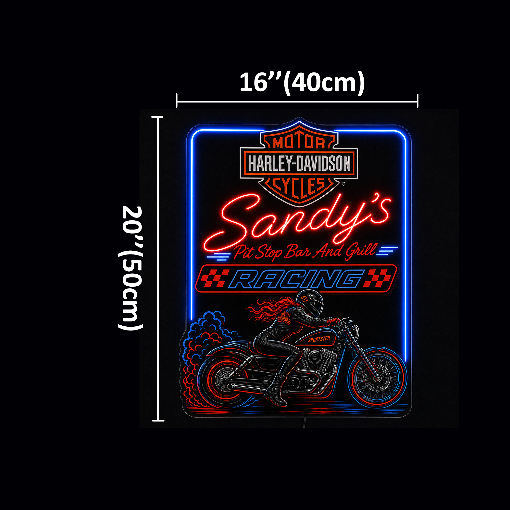 Sandy's Racing Custom LED Neon Sign