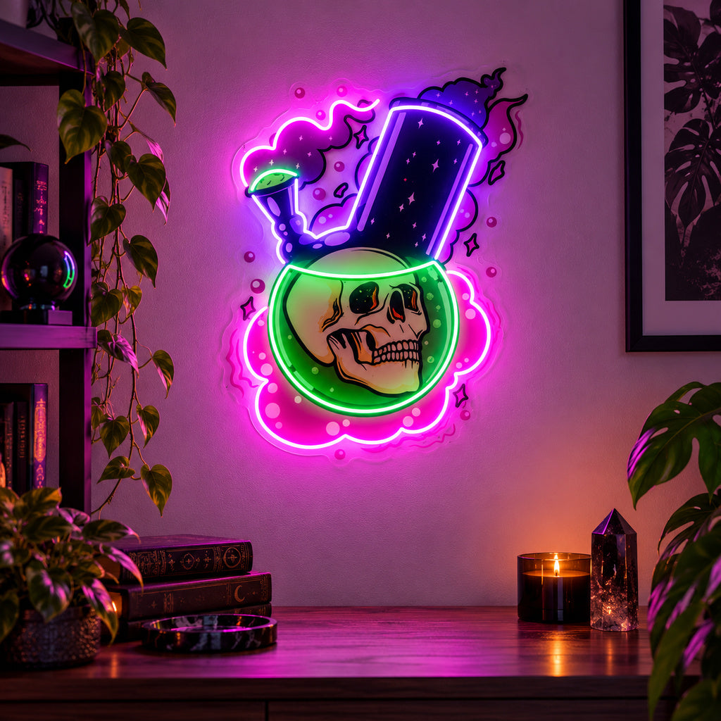 Skull Potion Bottle LED Neon Sign image 2