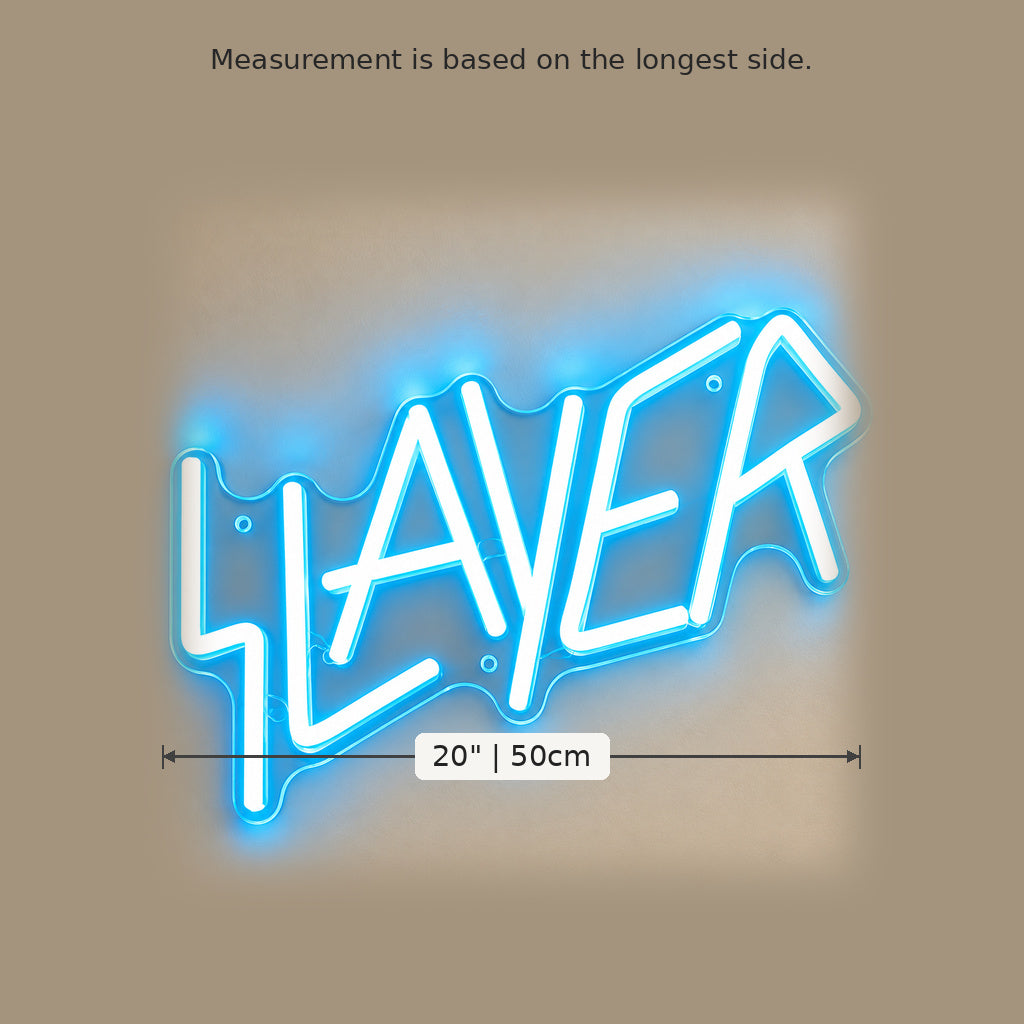 Slayer Blue LED Neon Sign image 5
