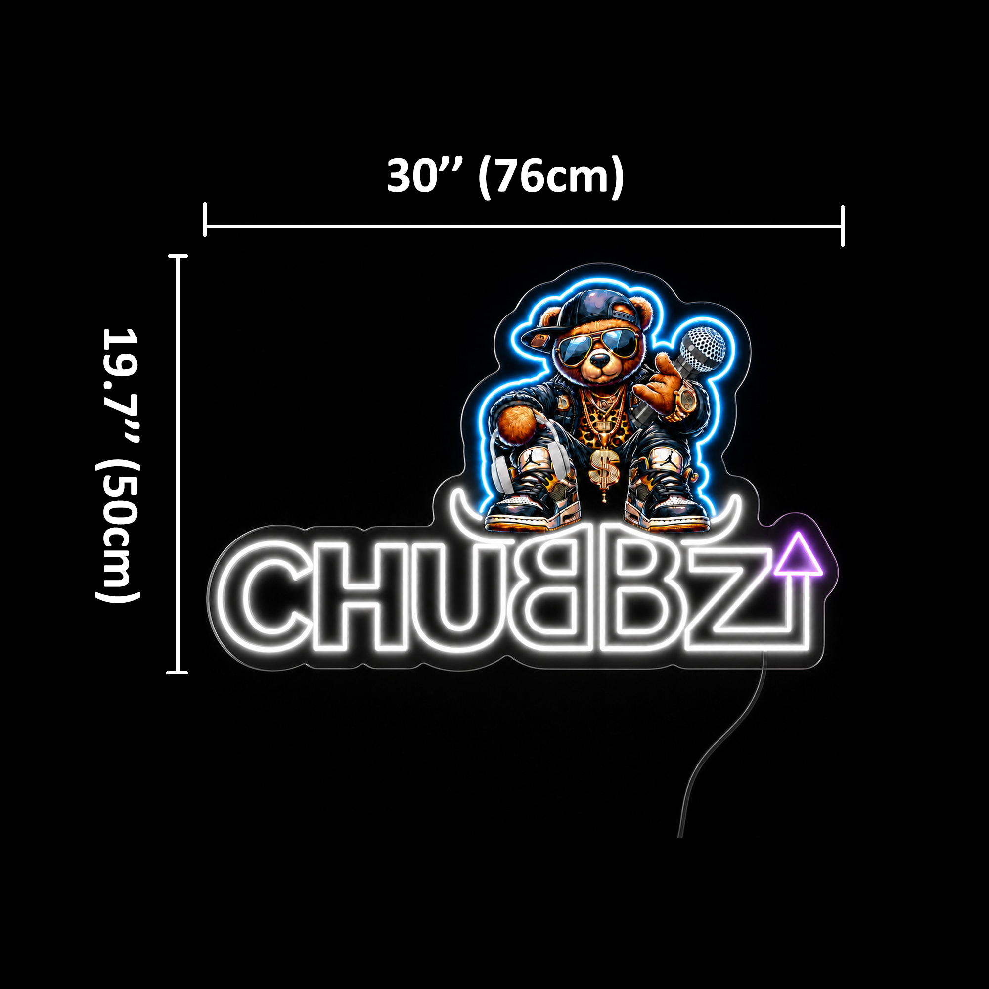 CHUBBZ Custom LED Neon Sign