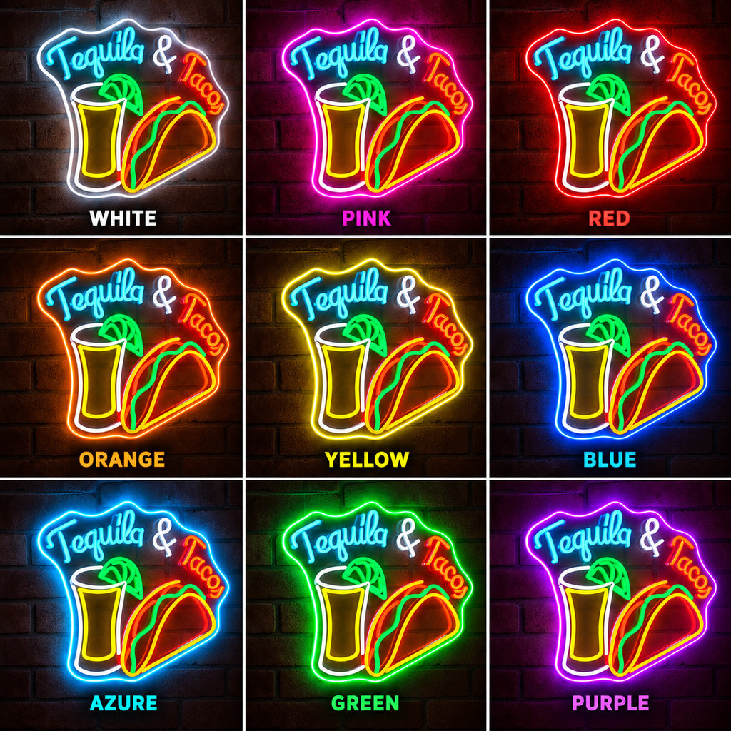 Tequila And Tacos LED Neon Sign image 4