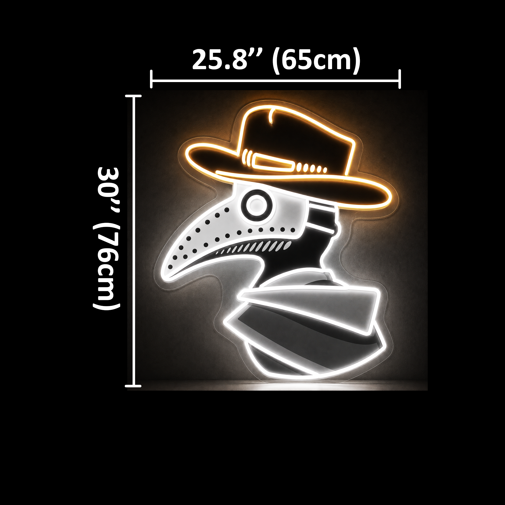 plague doctor Custom LED Neon Sign