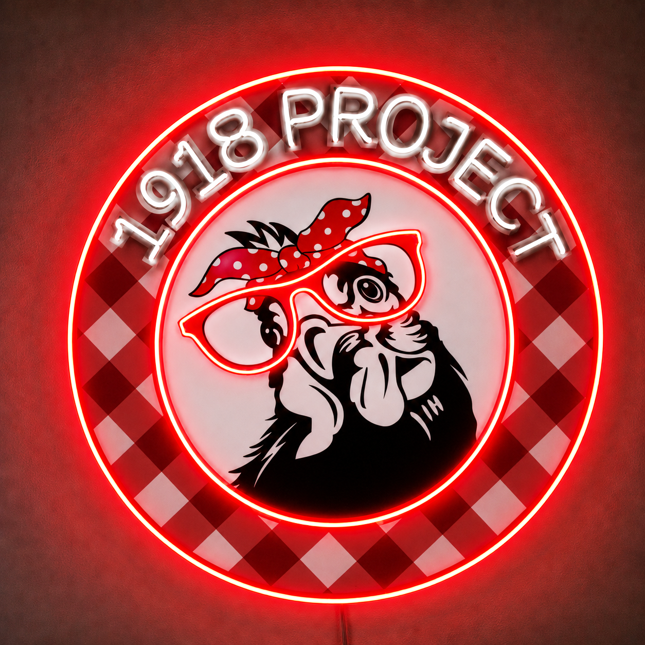 1918 PROJECT Custom LED Neon Sign