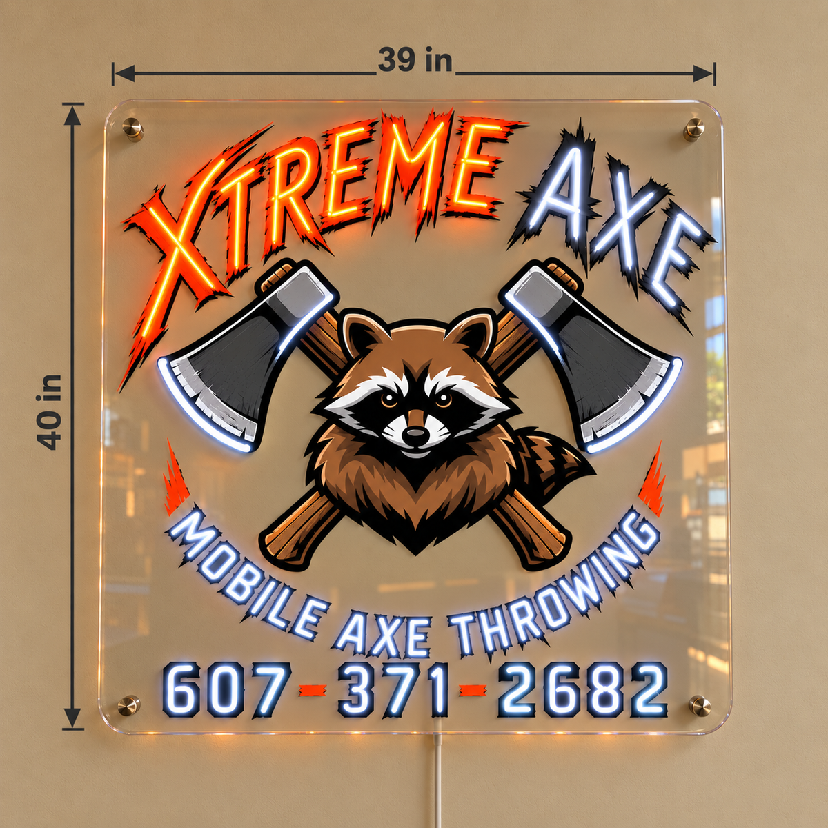 XTREME AXE Custom LED Neon Sign Waterproof