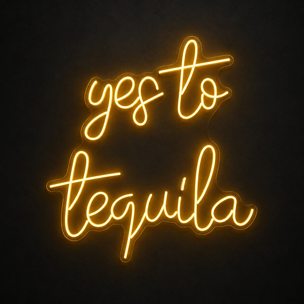 Yes To Tequila LED Neon Sign image 1