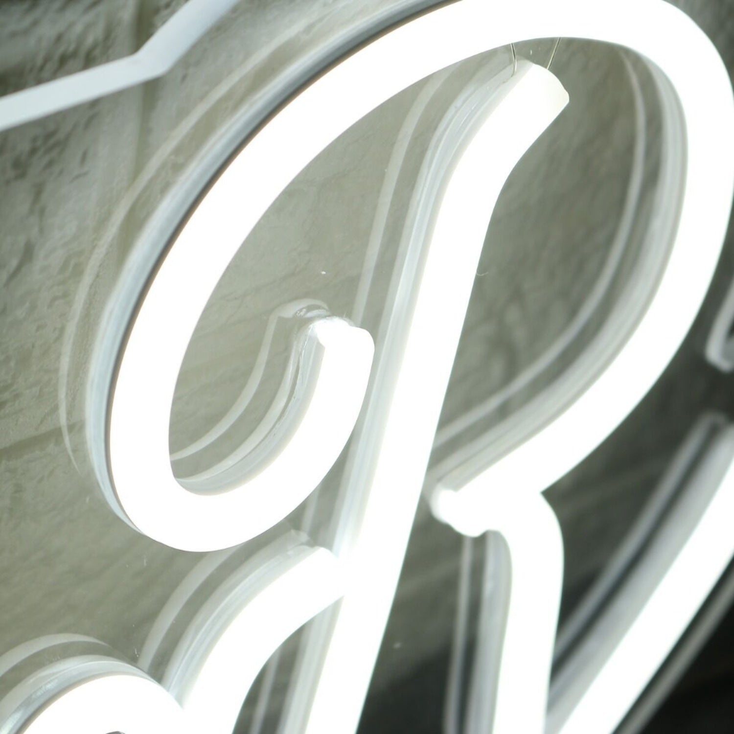 A And R White Custom Neon Sign | Shineneon