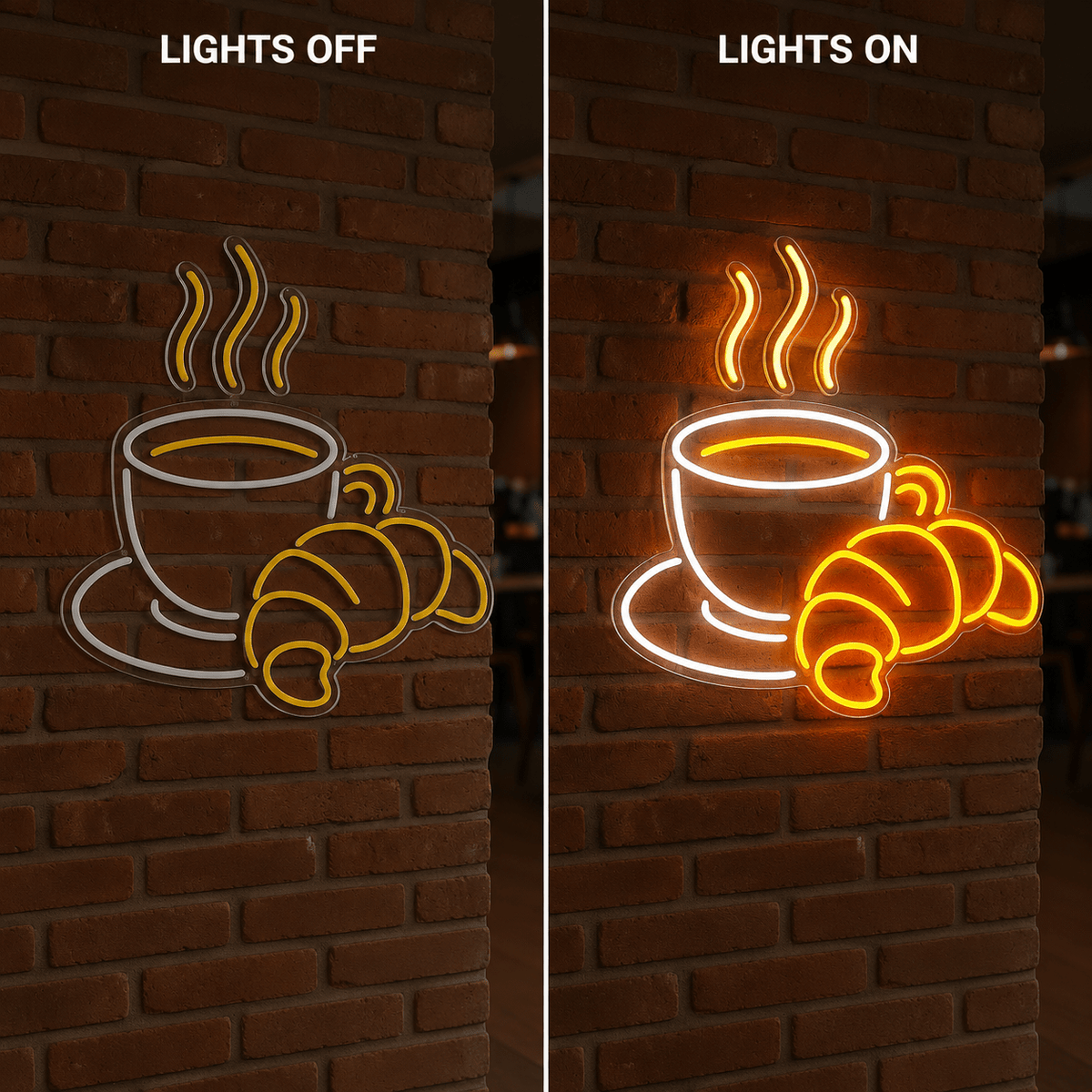 A Coffee Cup And Some LED Neon Sign - Shineneon