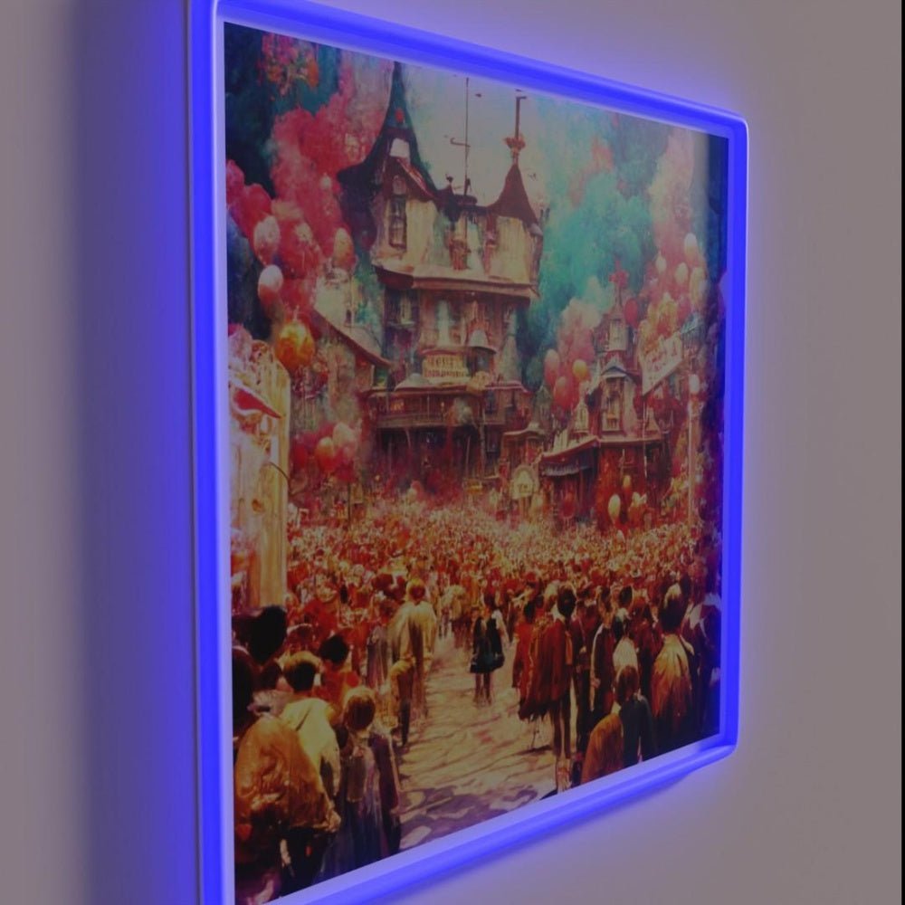 A Crowd In Harmony V2 Rgb Led Neon Sign - Shineneon