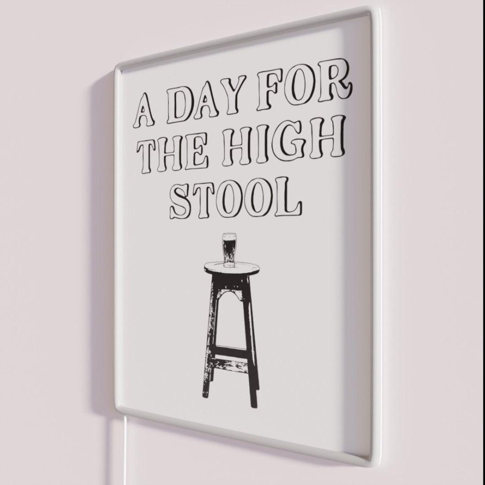 A Day For The High Stool Rgb Led Neon Sign - Shineneon
