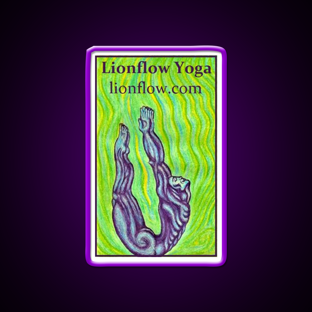 A Drop In The Sea Yoga Led Neon Sign For Wellness Space Rgb Color