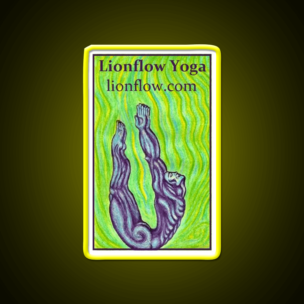 A Drop In The Sea Yoga Led Neon Sign For Wellness Space Rgb Color - Shineneon