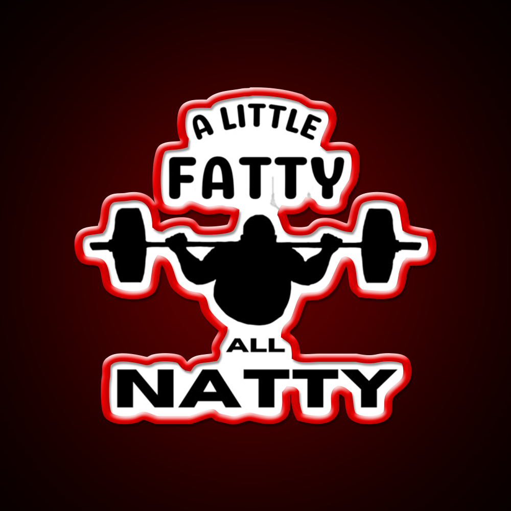 A Little Fatty But All Natty Gym Fitness Led Neon Sign Rgb Color