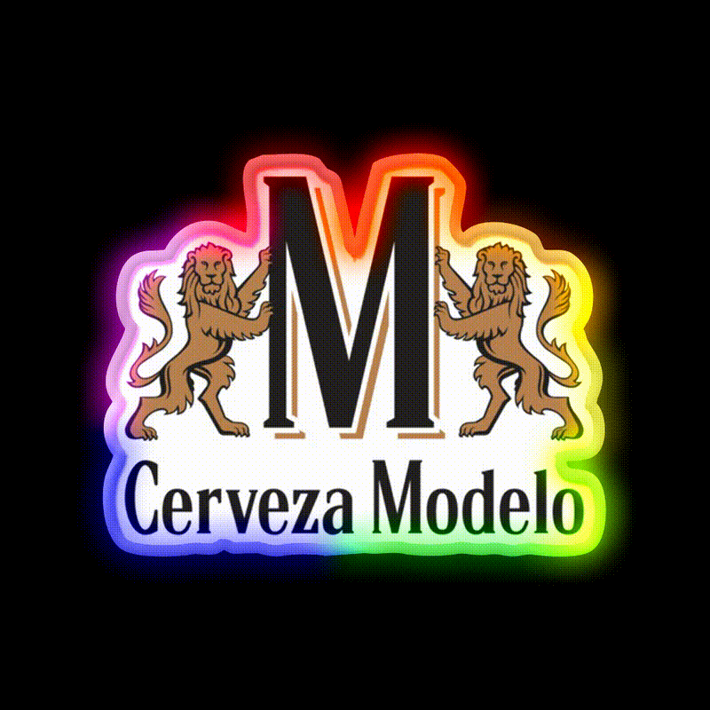 A Major Mexican Brewery Beer Bar Decor Led Neon Sign Rgb Color - LED neon sign close-up detail