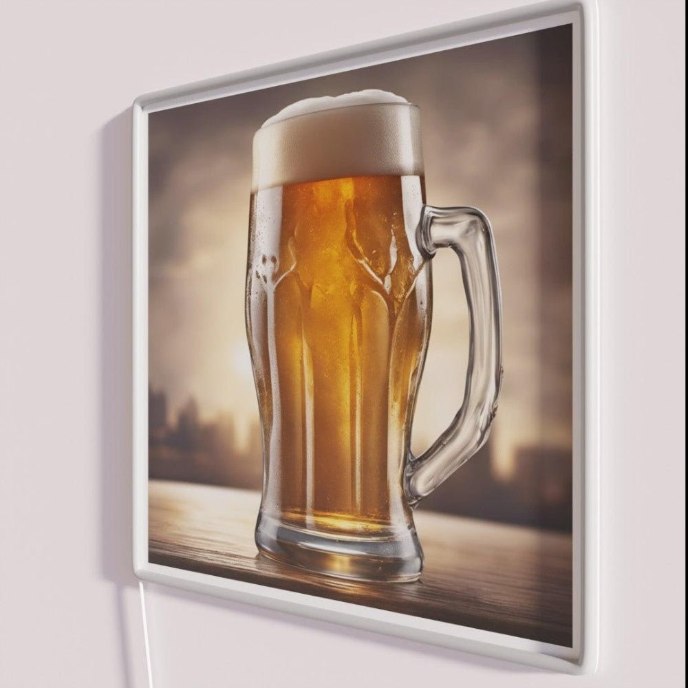 A Nice Cold Pint Of Beer Rgb Led Neon Sign - Shineneon