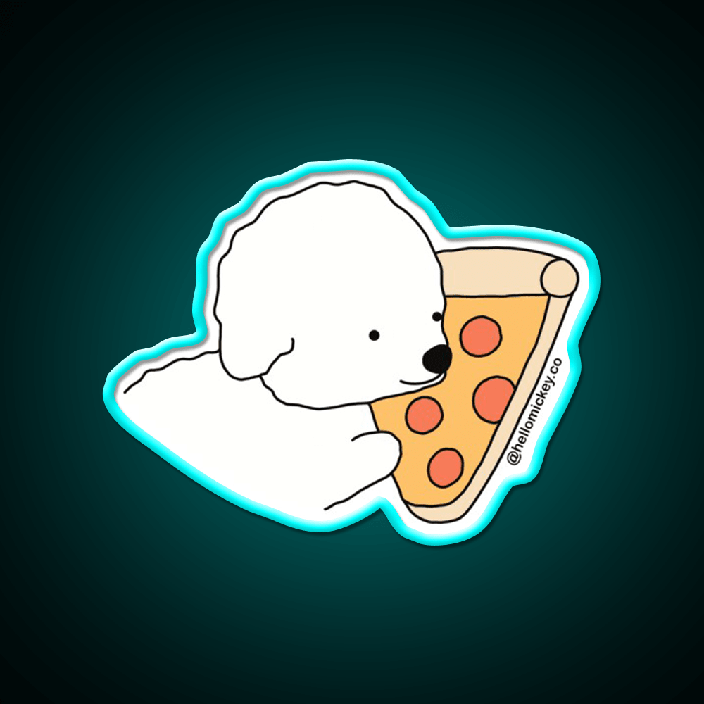 A Pizza My Heart Snack Food Led Neon Sign Rgb Color - Shineneon