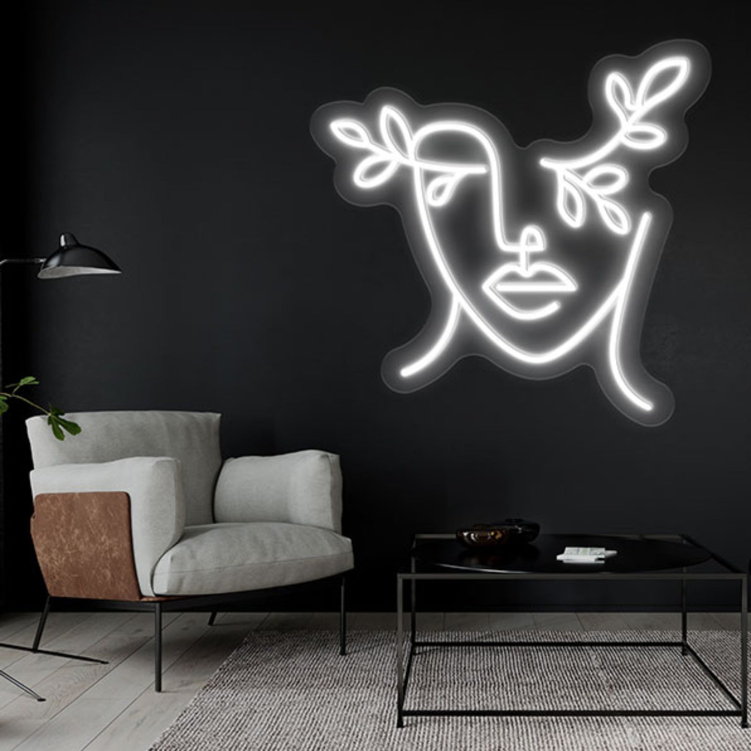 A Pretty Face Neon Sign Wall Art Decor | Shineneon