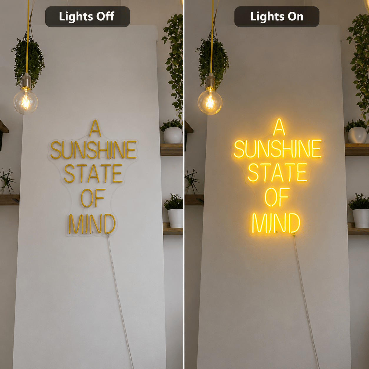 A Sunshine State Of Mind LED Neon Sign Wall Neon Sign - Shineneon