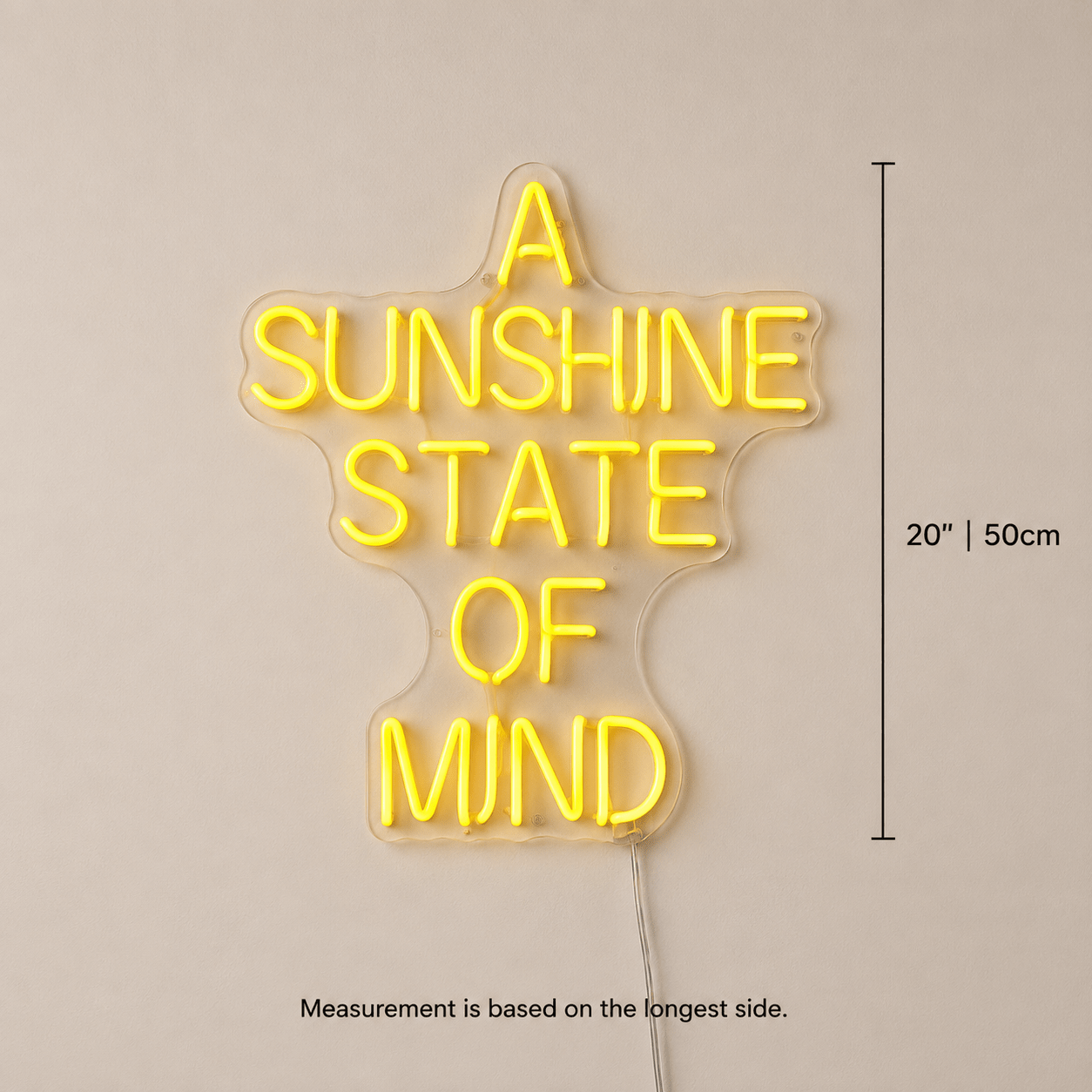 A Sunshine State Of Mind LED Neon Sign Wall Neon Sign - Shineneon