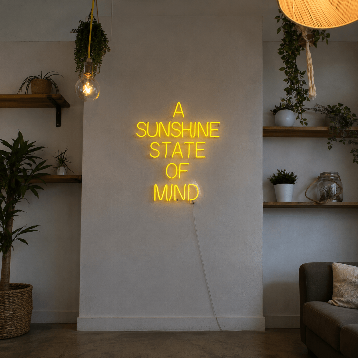A Sunshine State Of Mind LED Neon Sign Wall Neon Sign - Shineneon