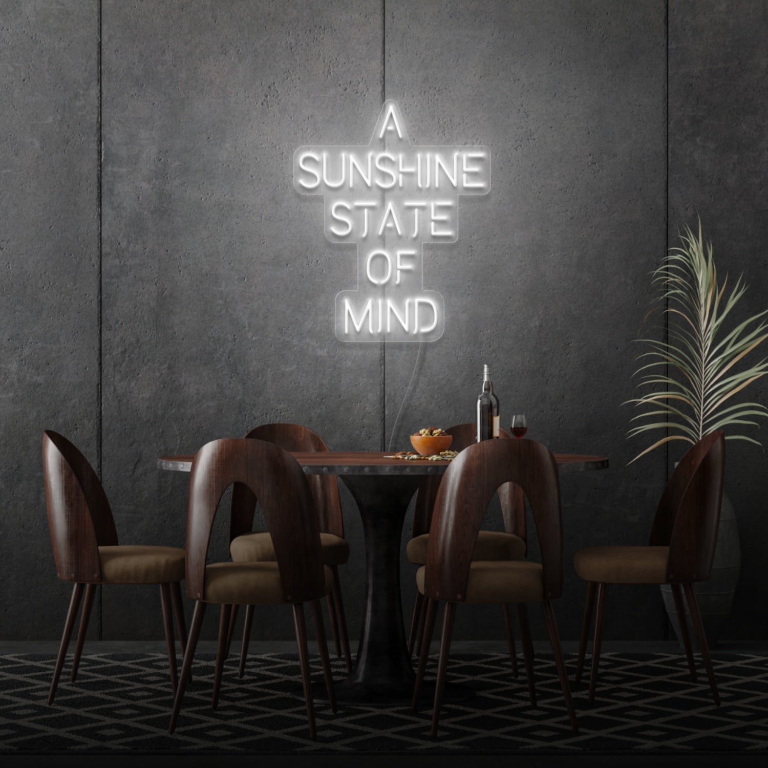 A Sunshine State Of Mind Led Sign | Shineneon