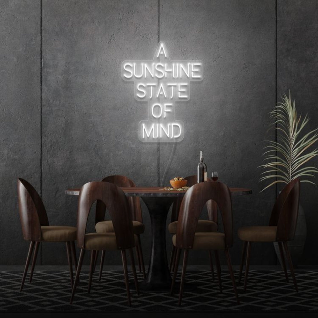 A Sunshine State Of Mind Led Sign Business Neon Sign - Shineneon