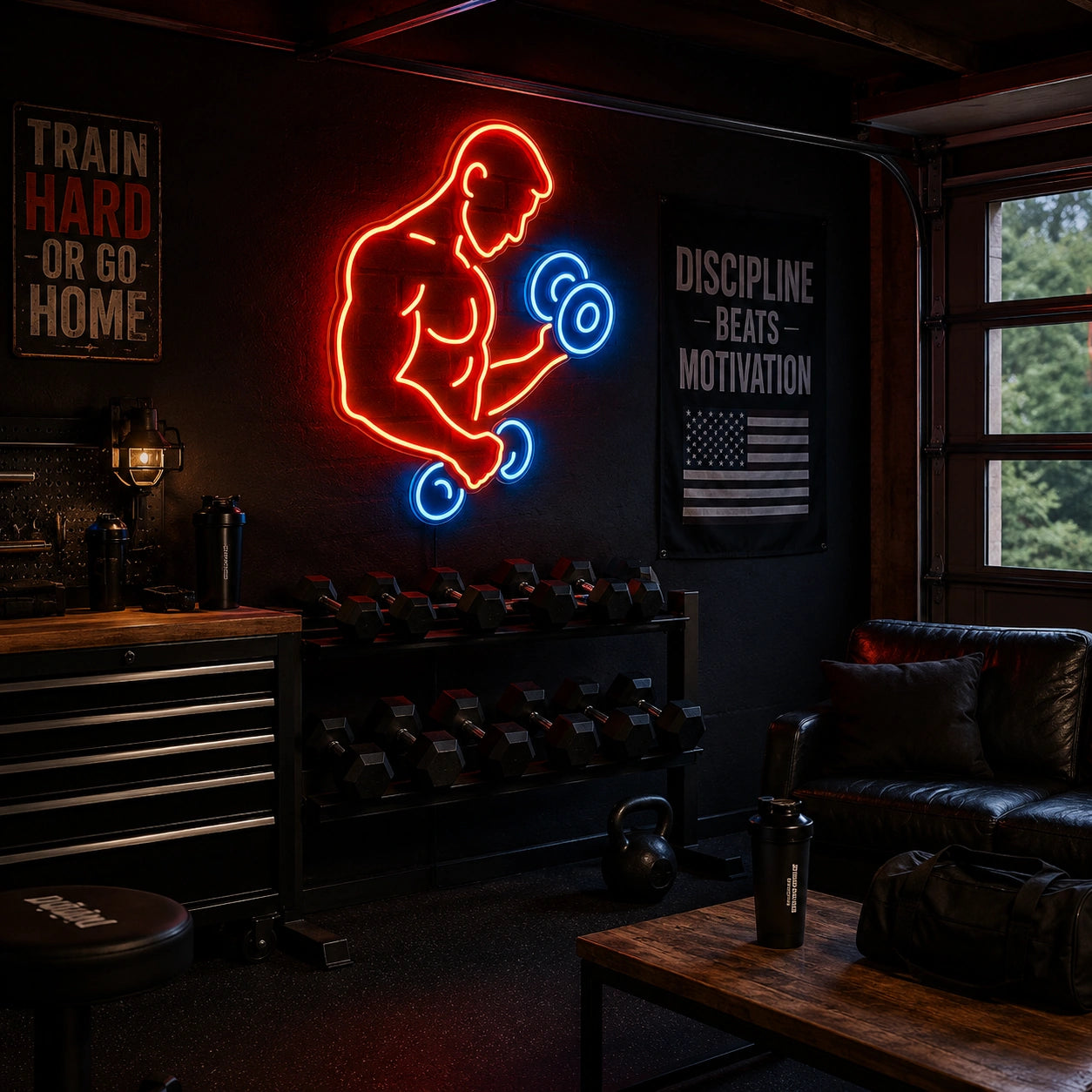 A That Is LED Neon Sign Gym Neon Sign - 02 High-Converting Product Image