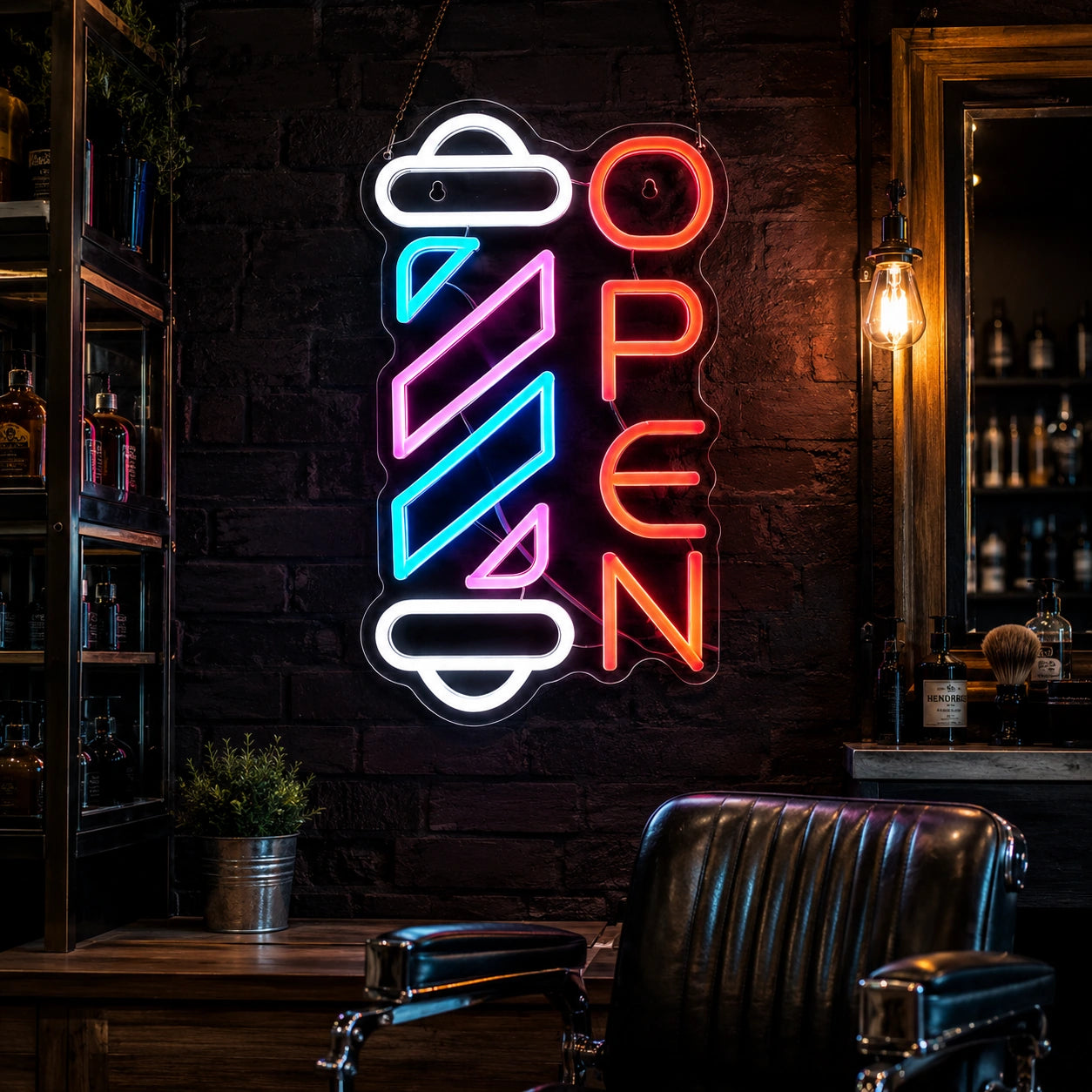 A With The LED Neon Sign - 02 High-Converting Product Image