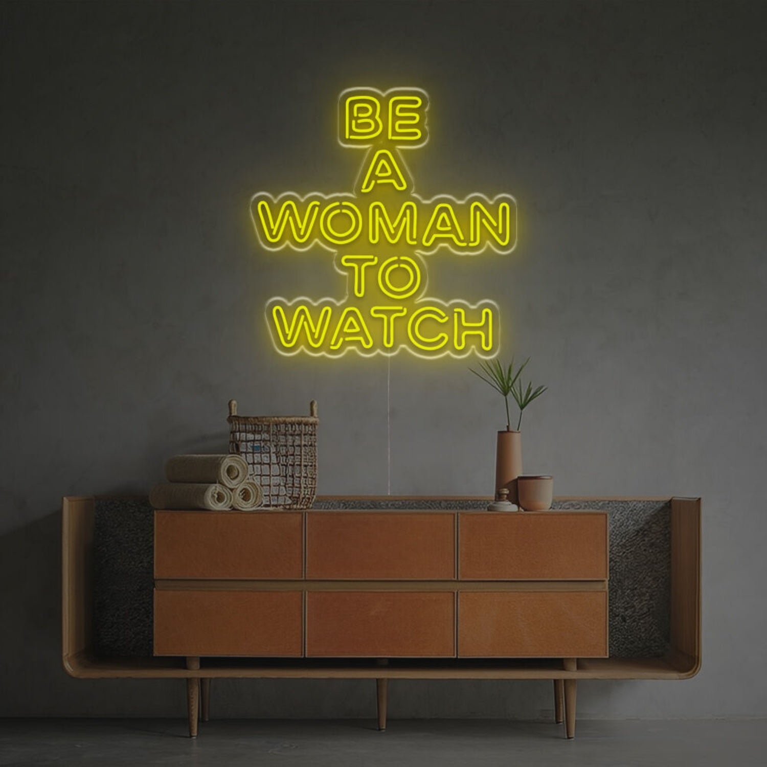 A Woman To Watch Led Neon Sign | Shineneon