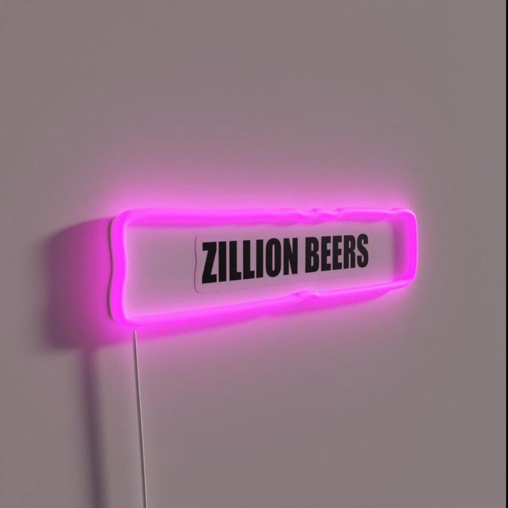 A Zillion Beers Rgb Led Neon Sign - Shineneon