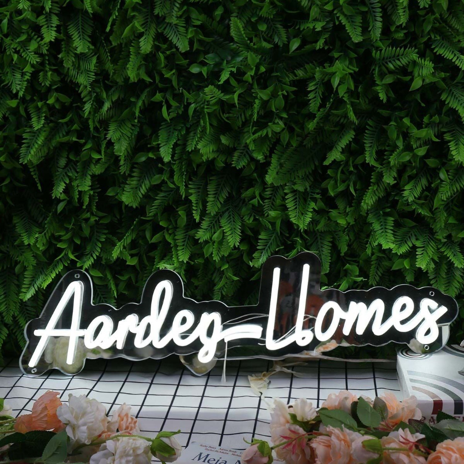 Aarden Homes White Led Neon Sign - Shineneon