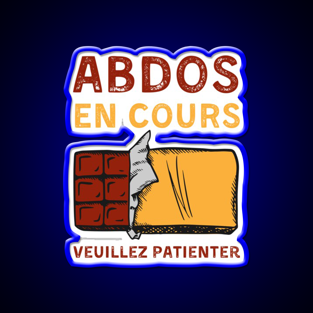 Abs In Progress Please Wait Man Cave Bar Led Neon Sign