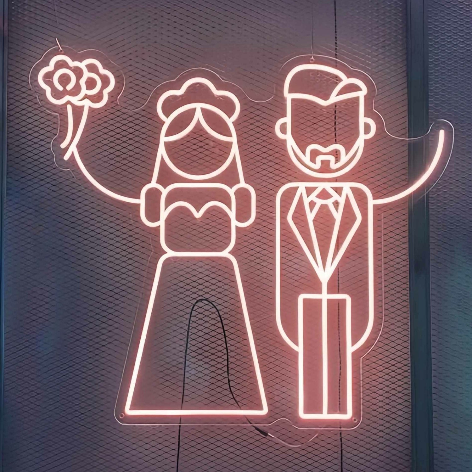 Abstract Couple Wedding Neon Sign | Shineneon
